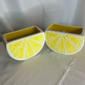 NWT 🍋Lemon Chiffon Scented Candles in Lemon Ceramic